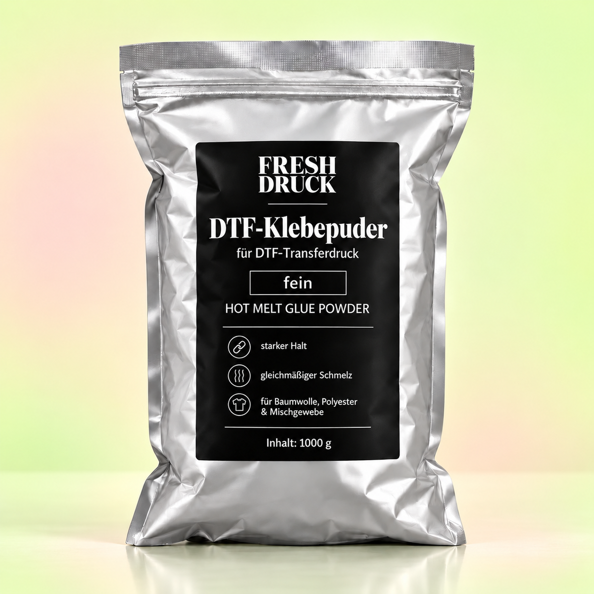 DTF-Klebepuder 1kg Feines Hot Melt Pulver